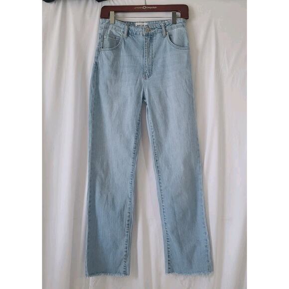 ROLLA'S Womens Comfort Sky Blue Original High Rise Straight Jeans 27 - Picture 5 of 11